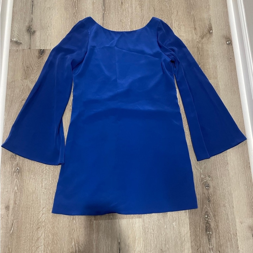 Judith March Low Back Blue Dress Medium